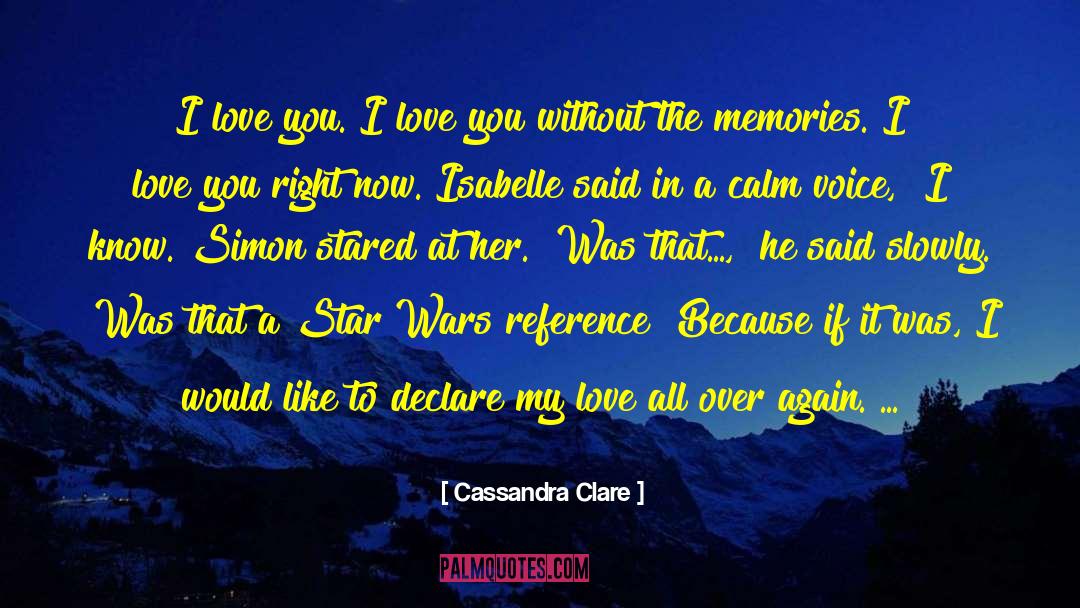 Star Wars Reference quotes by Cassandra Clare