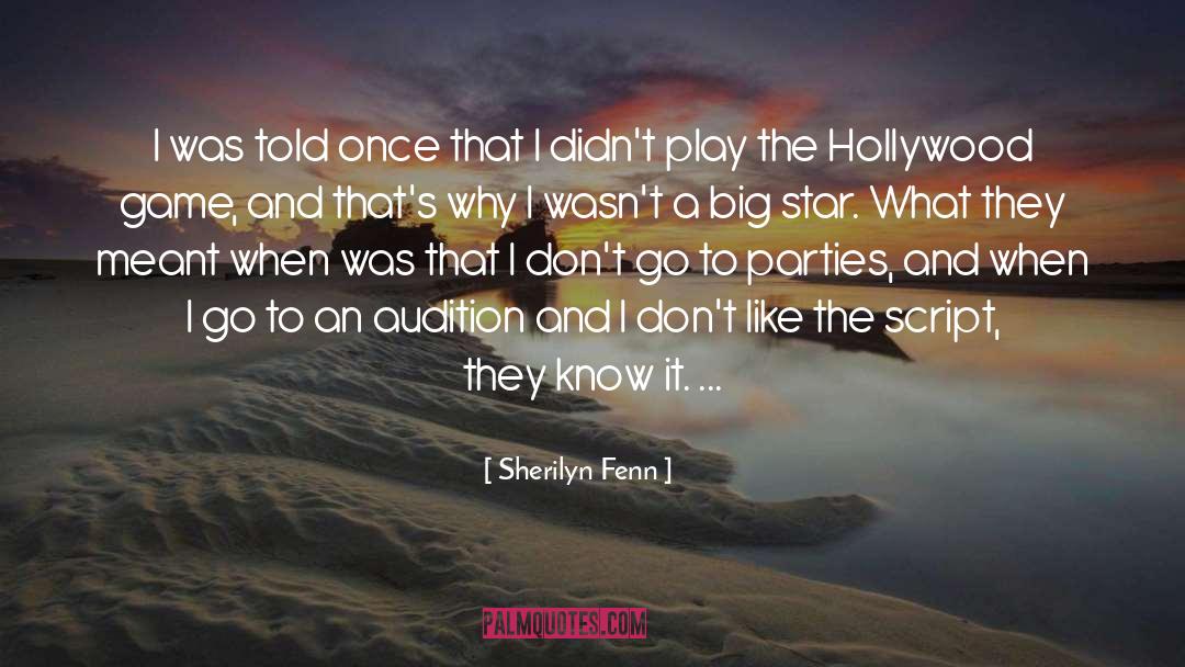 Star World Game quotes by Sherilyn Fenn