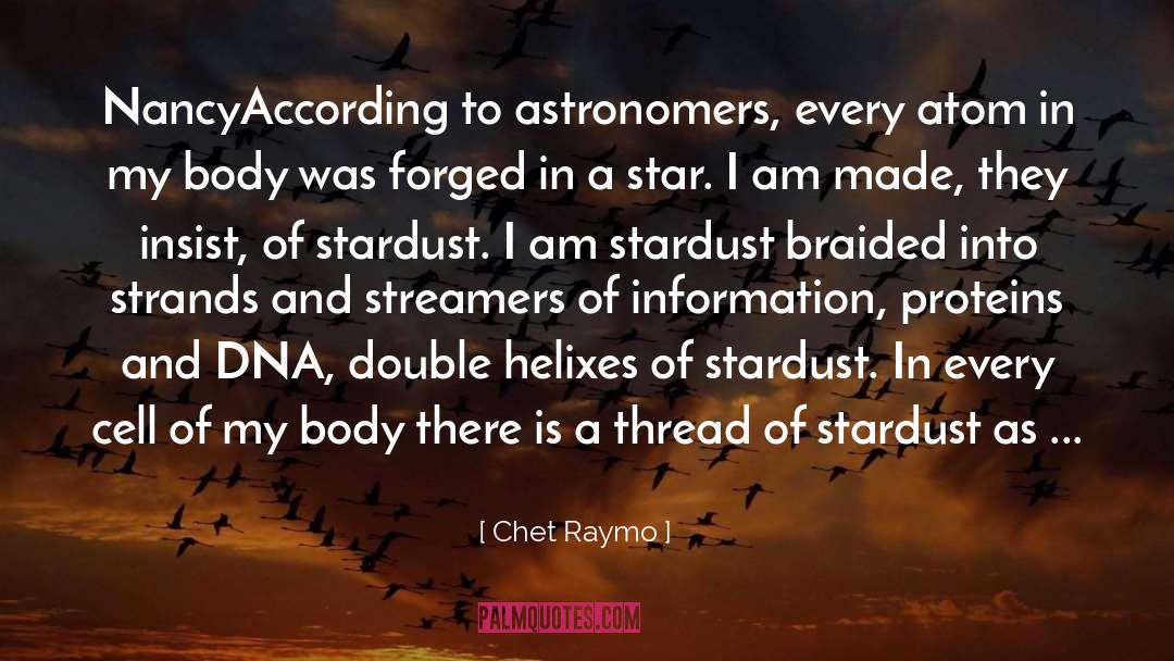 Stardust quotes by Chet Raymo