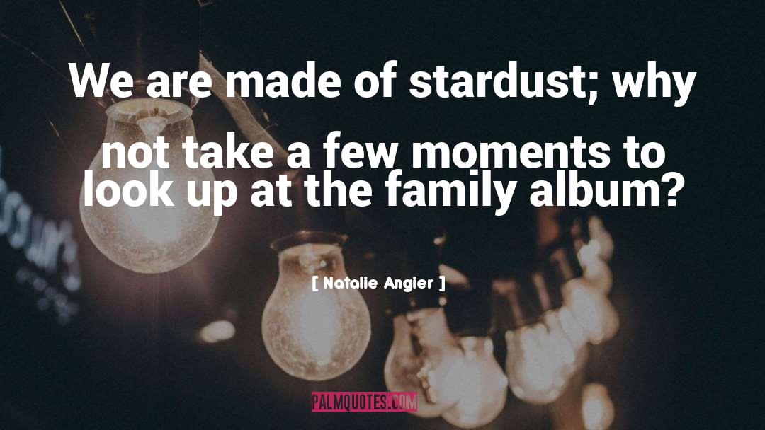Stardust quotes by Natalie Angier
