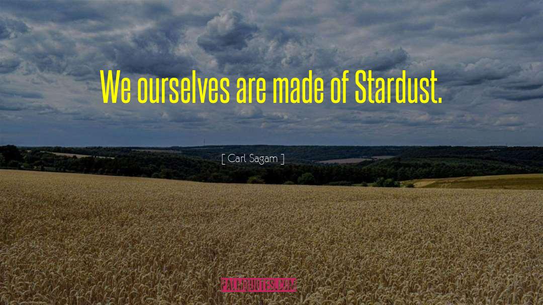 Stardust quotes by Carl Sagam