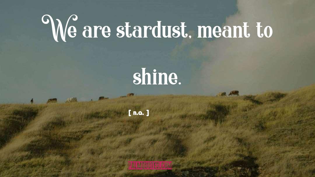 Stardust quotes by N.a.