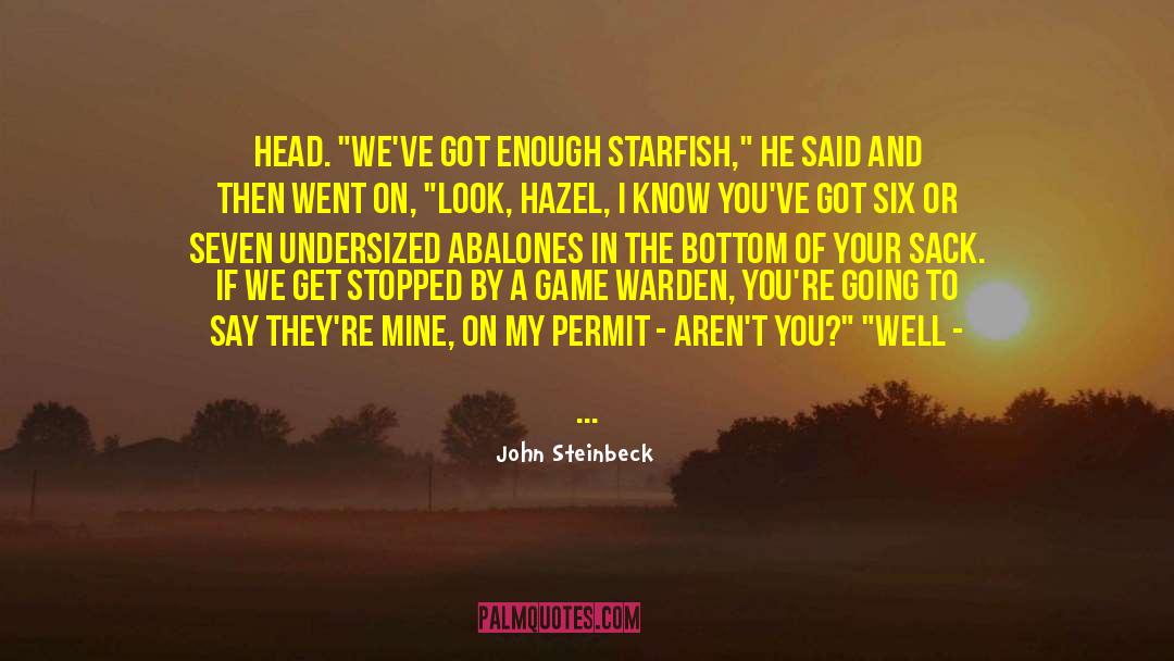 Starfish quotes by John Steinbeck