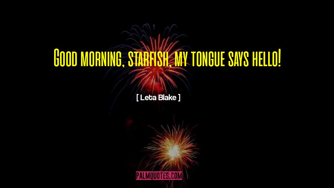 Starfish quotes by Leta Blake