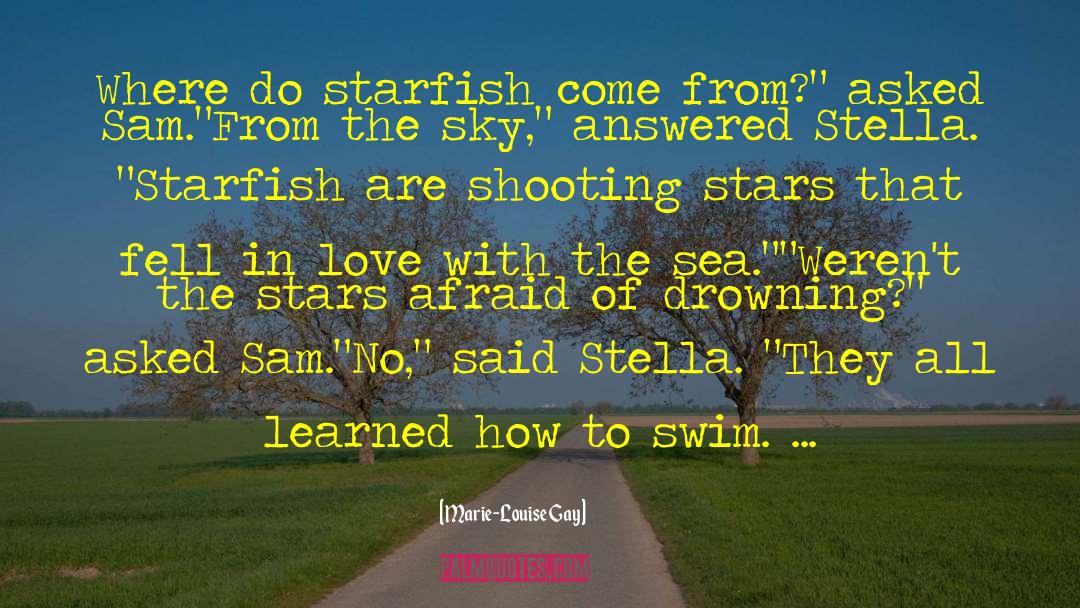 Starfish quotes by Marie-Louise Gay