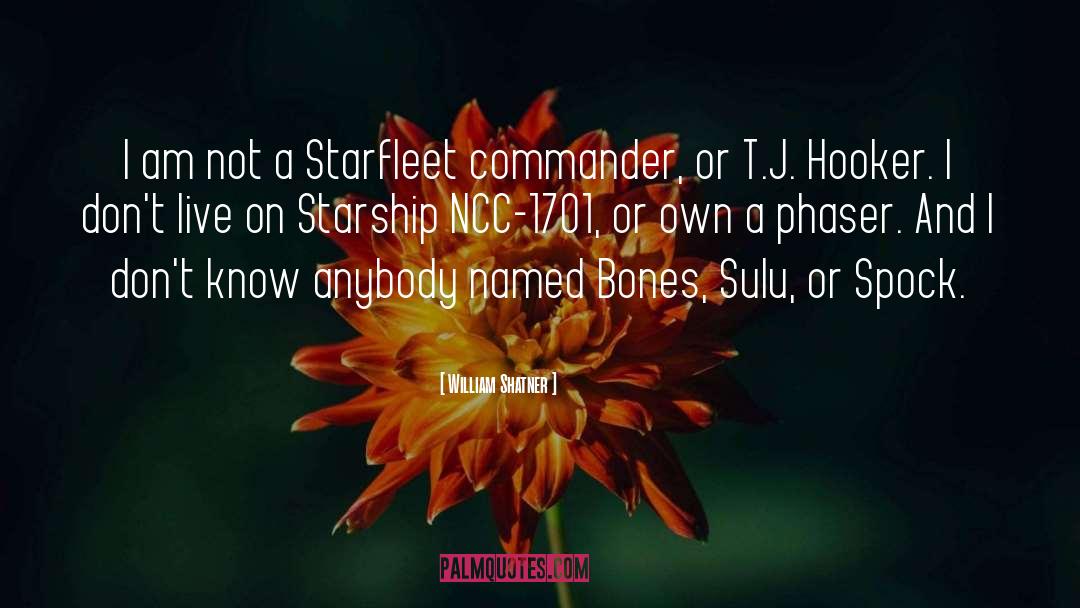 Starfleet quotes by William Shatner