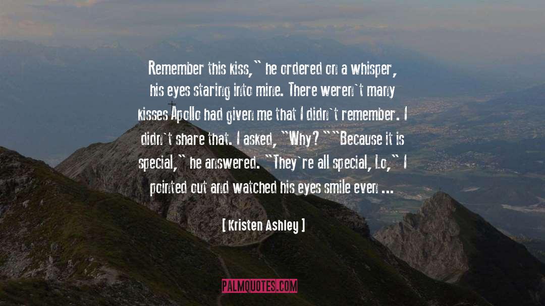 Staring Into Space quotes by Kristen Ashley