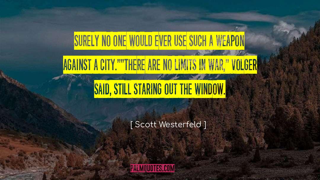 Staring Out The Window quotes by Scott Westerfeld