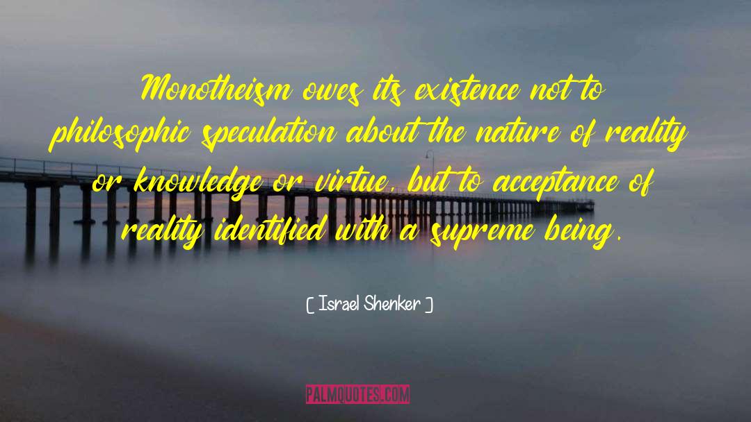 Stark Reality quotes by Israel Shenker