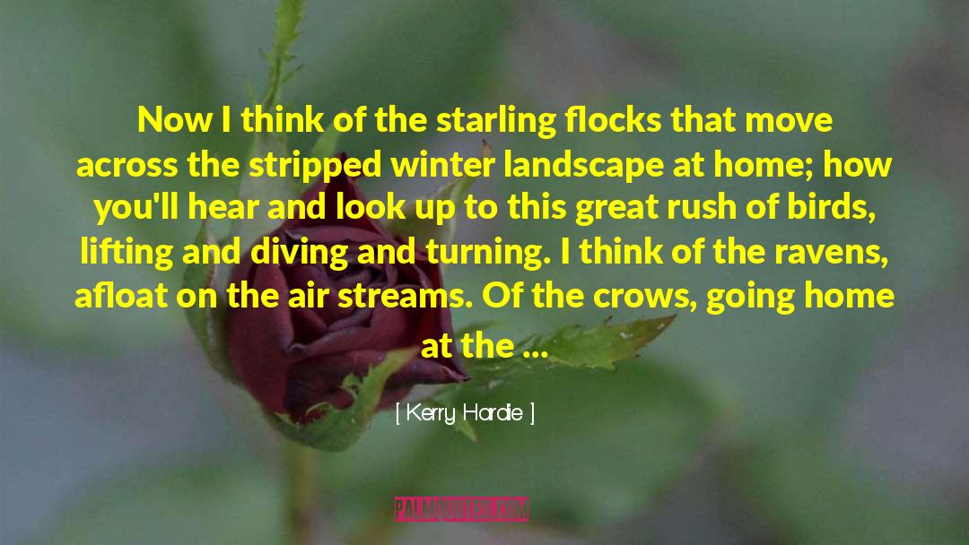 Starling quotes by Kerry Hardie