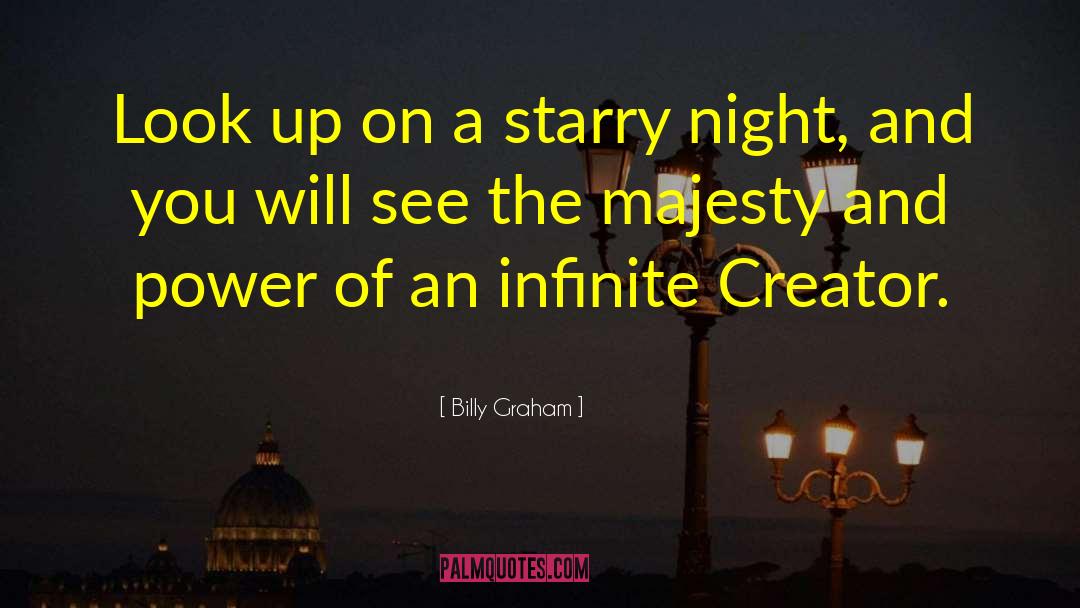 Starry Night quotes by Billy Graham