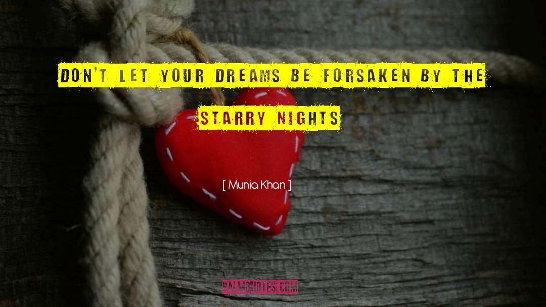 Starry Night quotes by Munia Khan