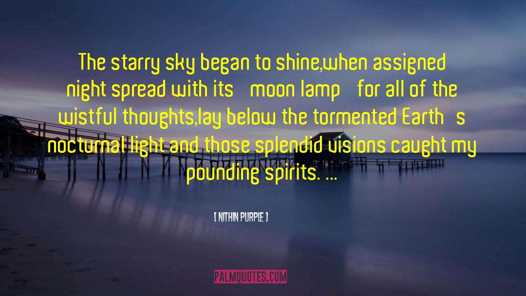 Starry Sky quotes by Nithin Purple