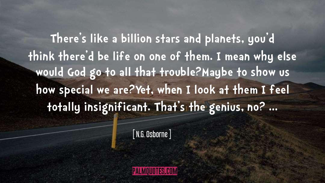 Stars And Planets quotes by N.G. Osborne