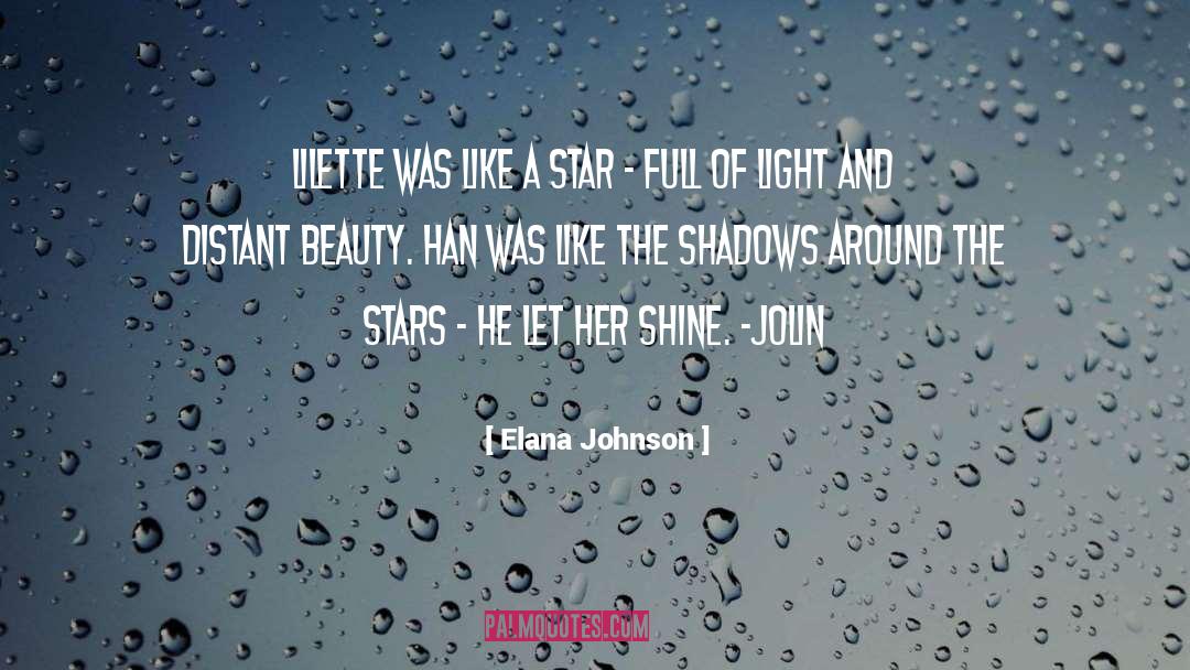 Stars Shine Darkly quotes by Elana Johnson
