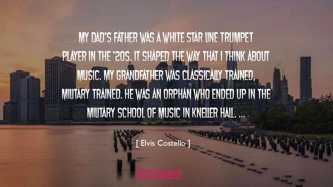 Stars White Stencil quotes by Elvis Costello