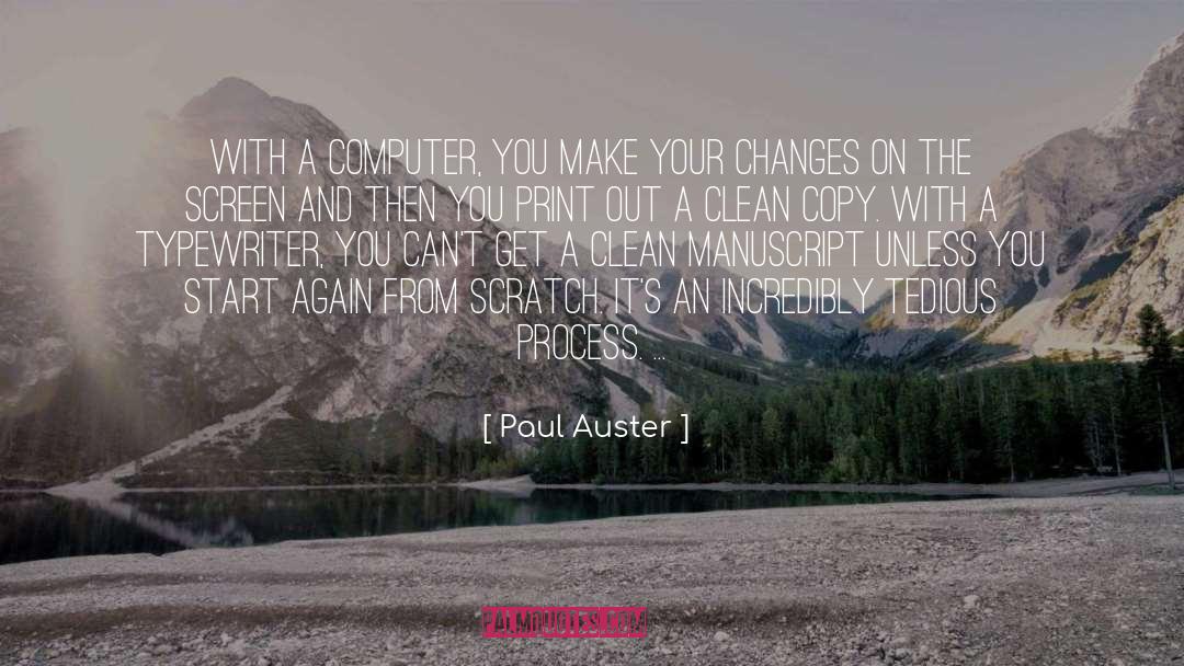 Start Again quotes by Paul Auster