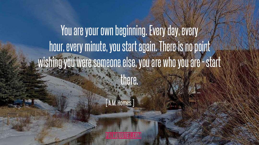 Start Again quotes by A.M. Homes