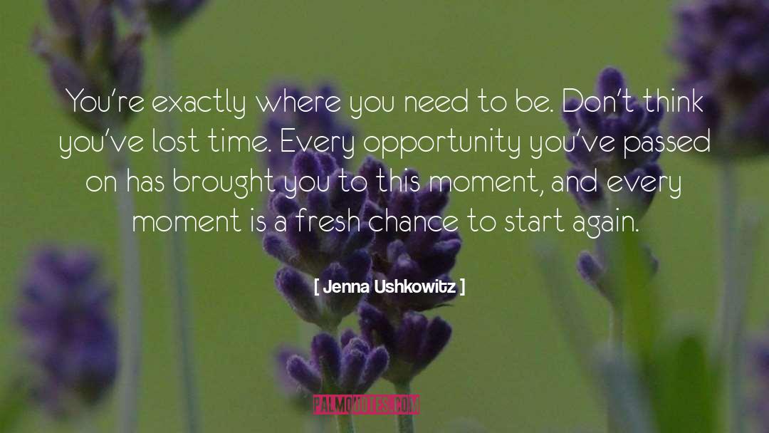 Start Again quotes by Jenna Ushkowitz