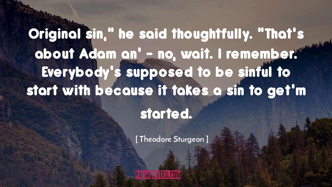 Start Ups quotes by Theodore Sturgeon