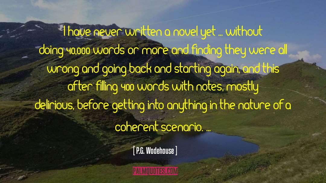 Starting Again quotes by P.G. Wodehouse