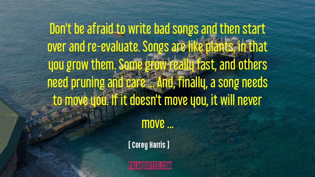 Starting Anew quotes by Corey Harris