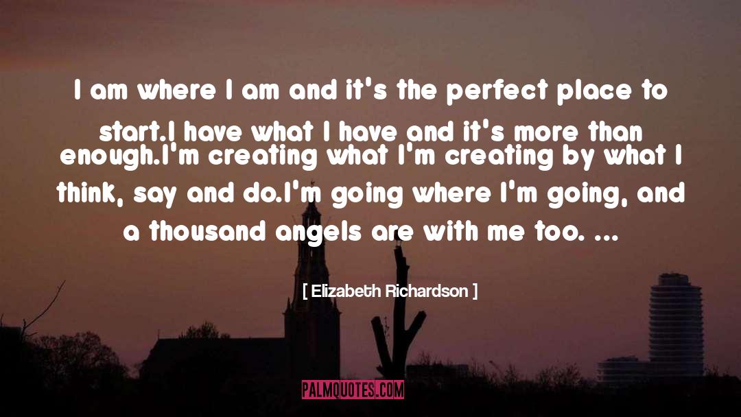 Starting Over quotes by Elizabeth Richardson