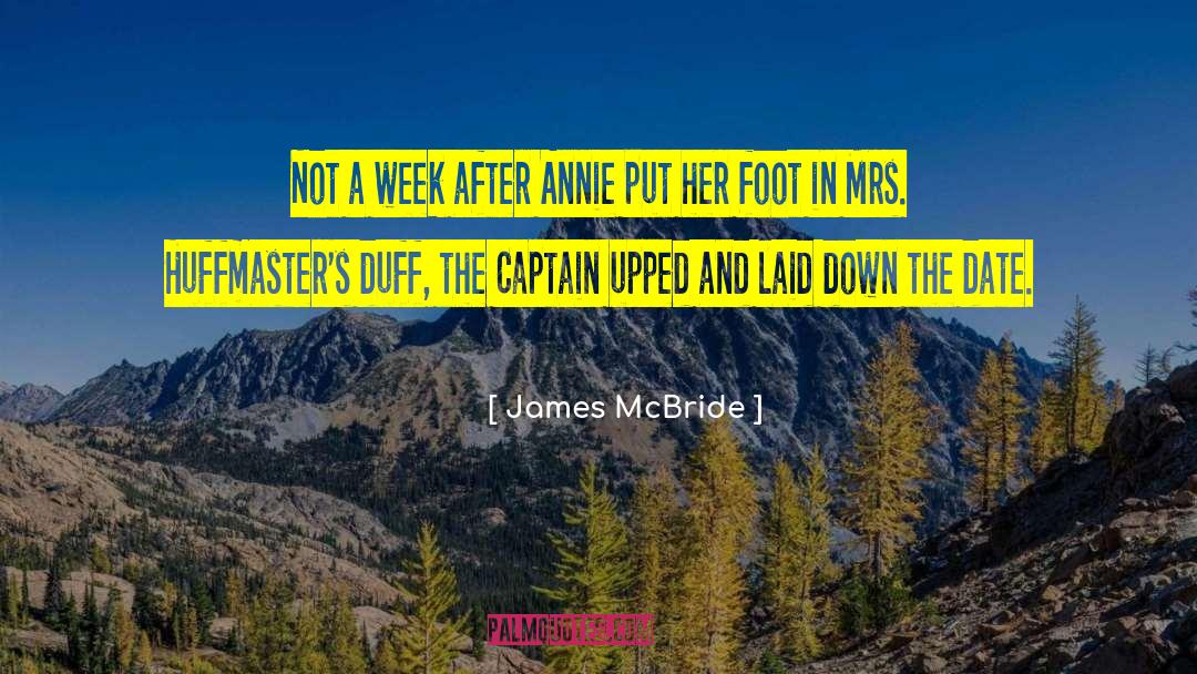 Starting Week quotes by James McBride