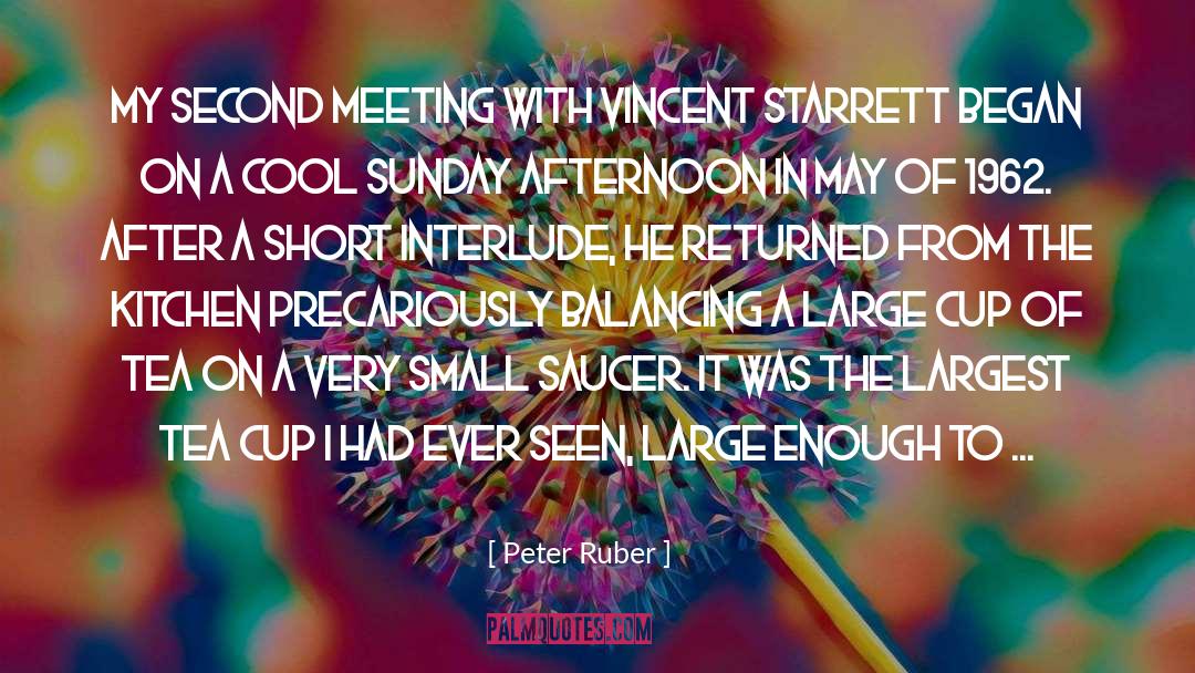 Startle quotes by Peter Ruber