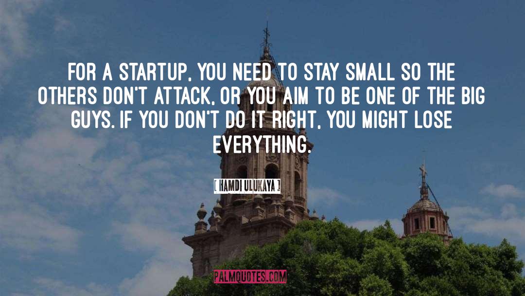 Startup quotes by Hamdi Ulukaya
