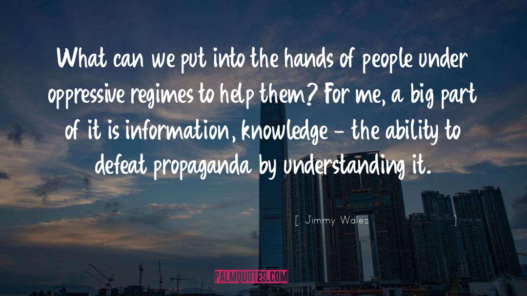 Starved For Knowledge quotes by Jimmy Wales