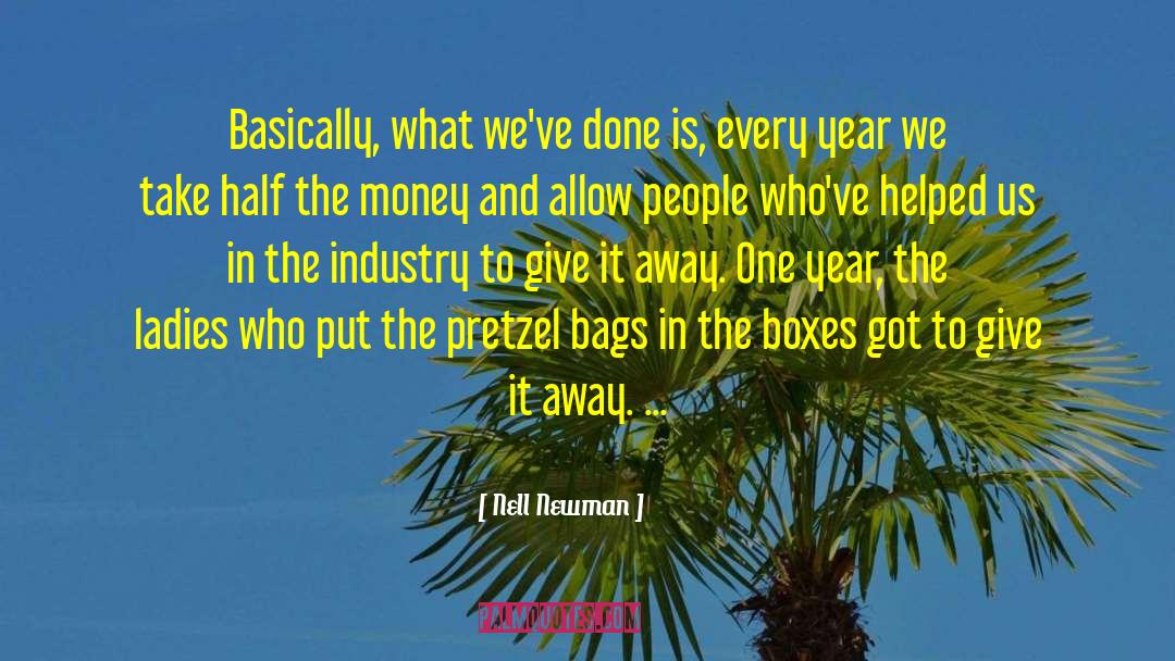Stashed Bags quotes by Nell Newman