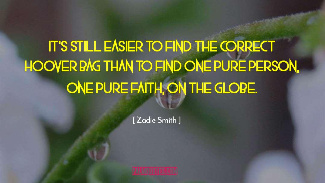 Stashed Bags quotes by Zadie Smith
