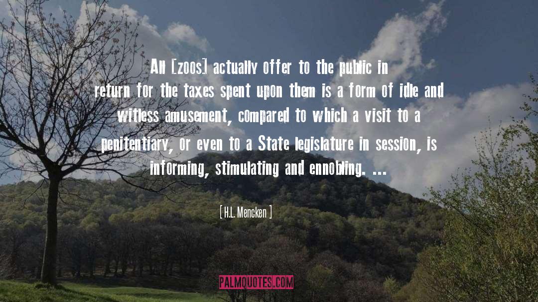 State Legislatures quotes by H.L. Mencken