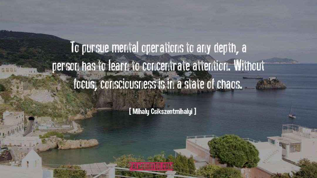 State Of Chaos quotes by Mihaly Csikszentmihalyi