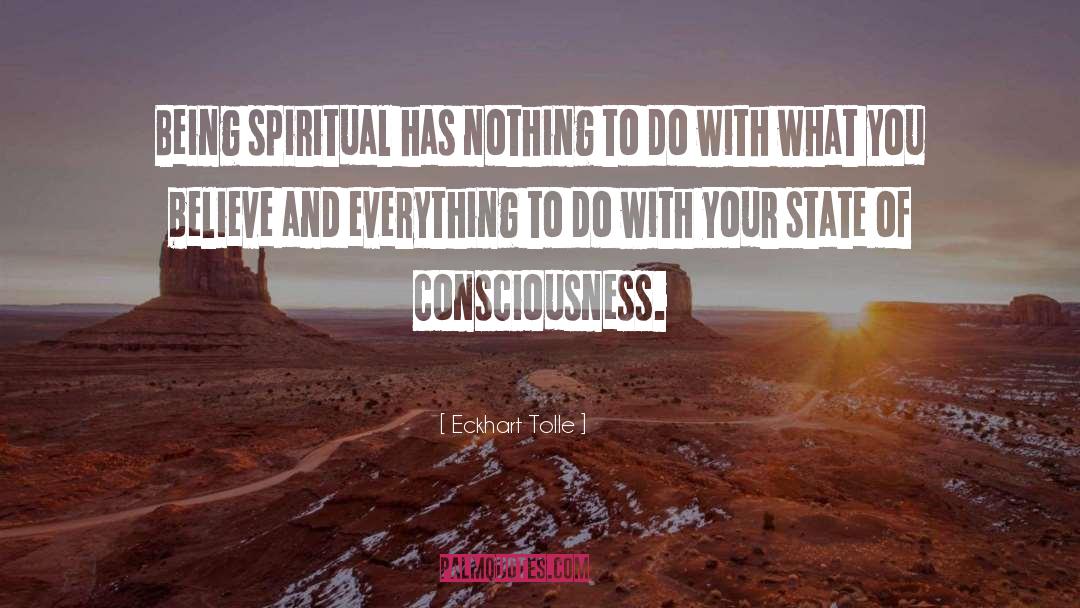 State Of Consciousness quotes by Eckhart Tolle