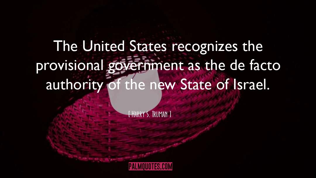 State Of Israel quotes by Harry S. Truman