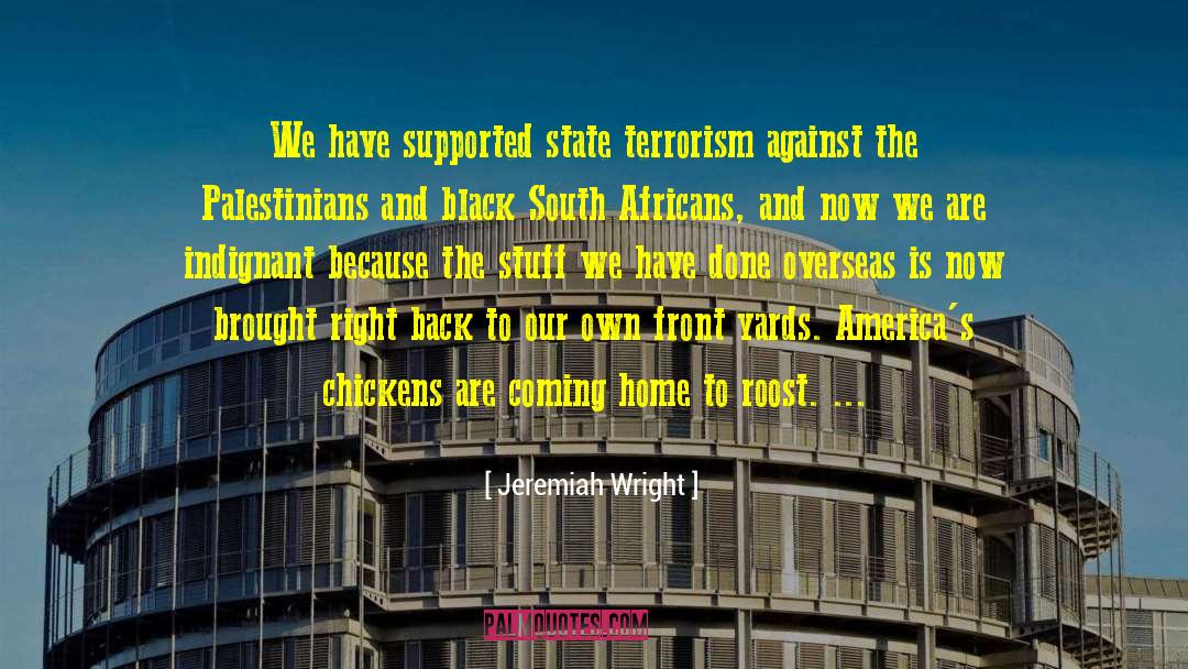 State Terrorism quotes by Jeremiah Wright