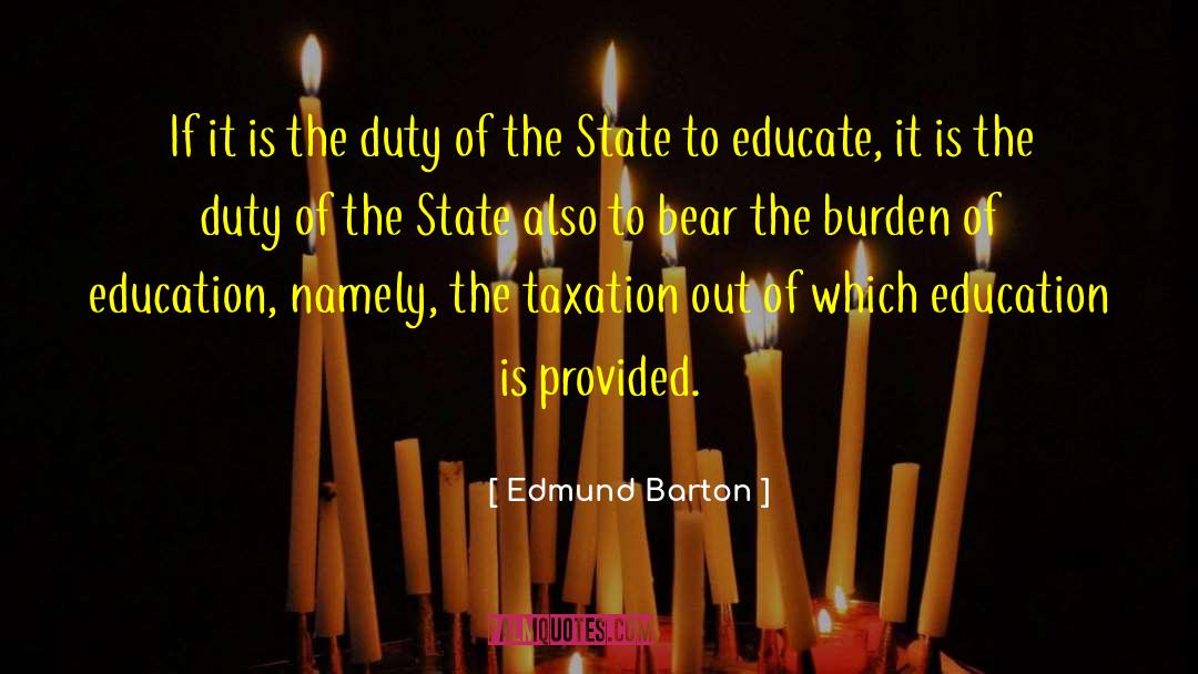 State Terrorism quotes by Edmund Barton