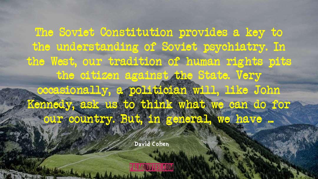 State Worth quotes by David Cohen