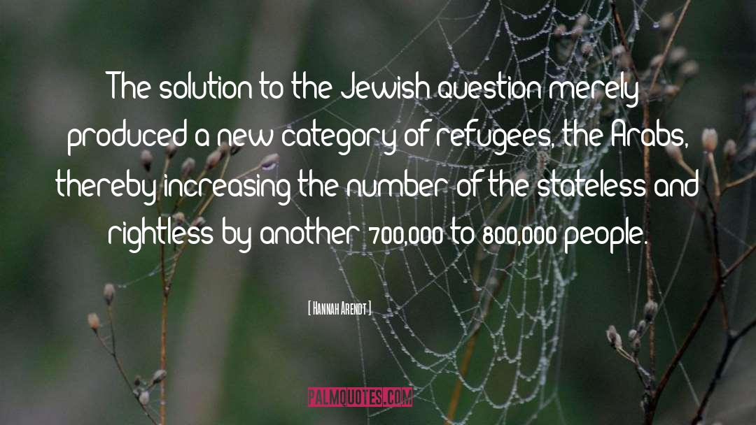 Stateless quotes by Hannah Arendt