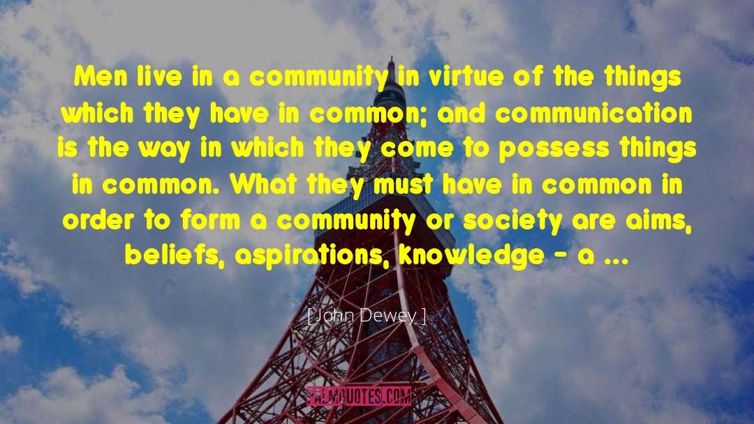 Stateless Society quotes by John Dewey