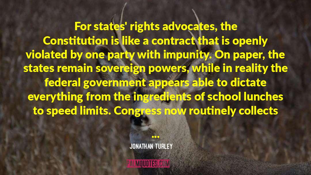 States Rights quotes by Jonathan Turley