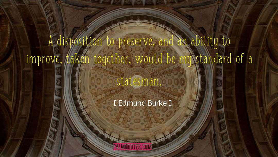 Statesmanship quotes by Edmund Burke