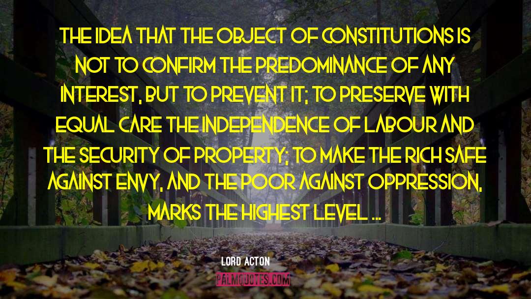 Statesmanship quotes by Lord Acton