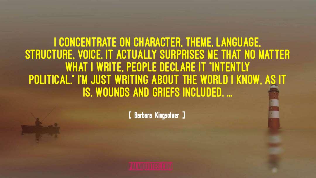Static Character quotes by Barbara Kingsolver