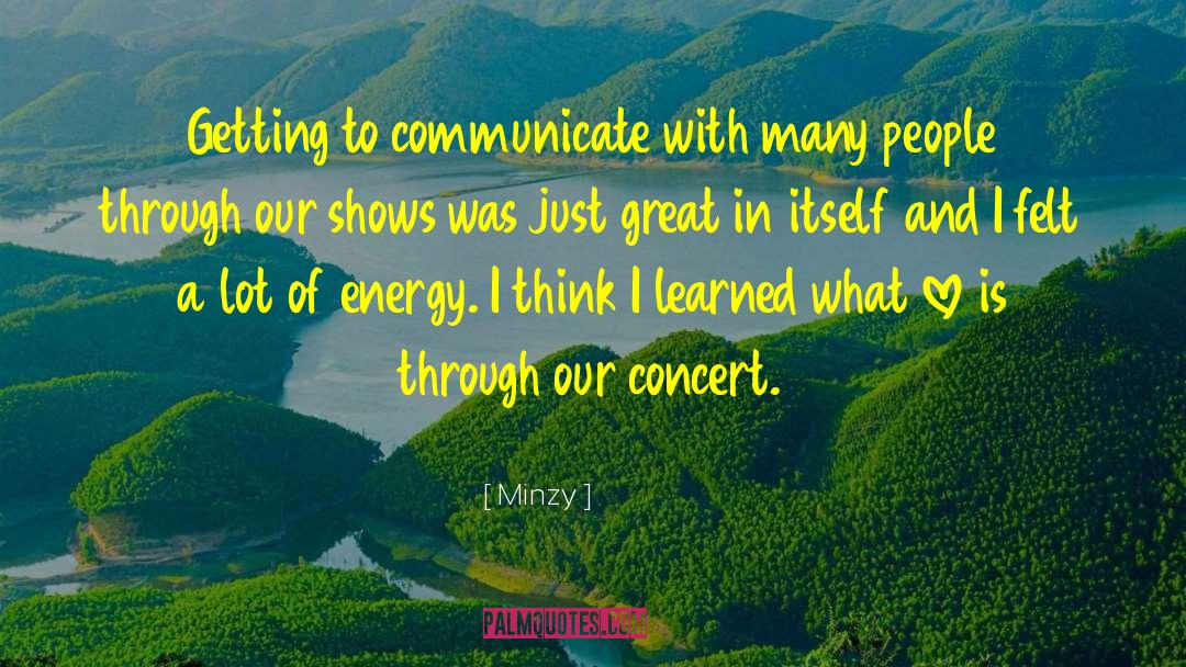 Static Energy quotes by Minzy