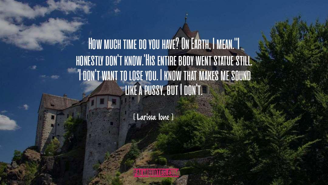 Statue quotes by Larissa Ione