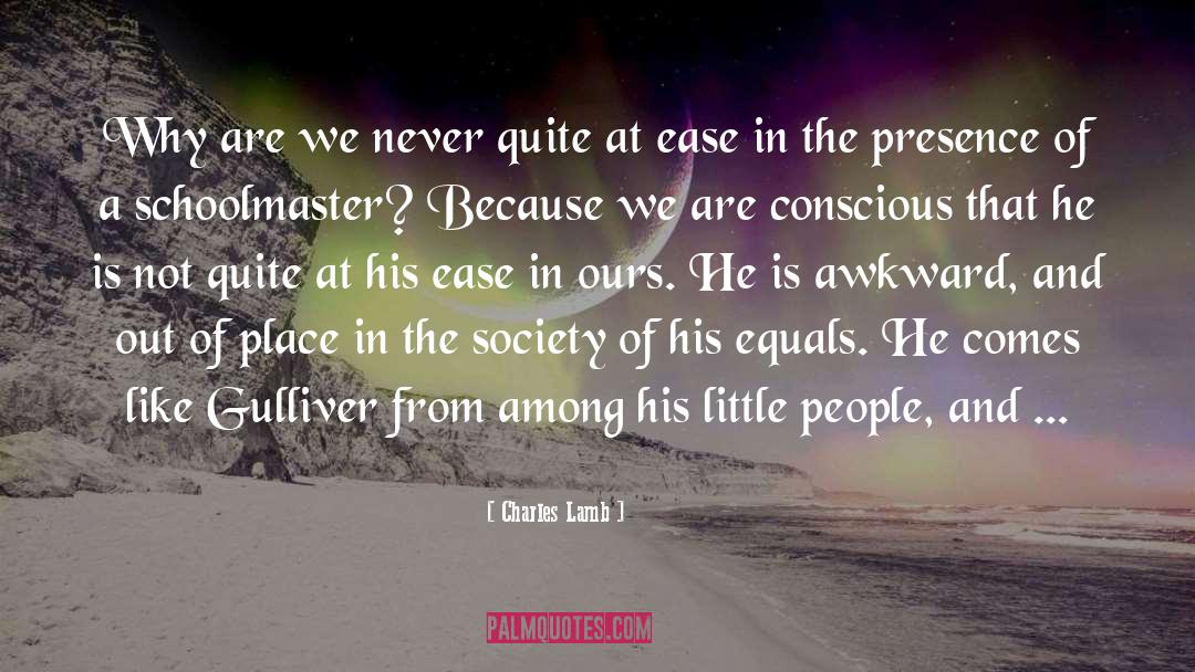Stature quotes by Charles Lamb