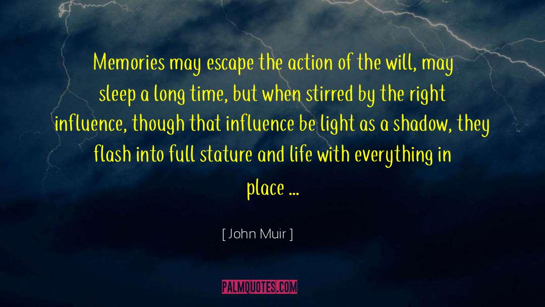 Stature quotes by John Muir